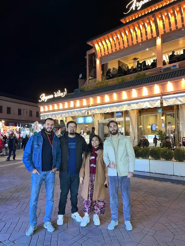 The meeting point near Jemaa el-Fnaa square